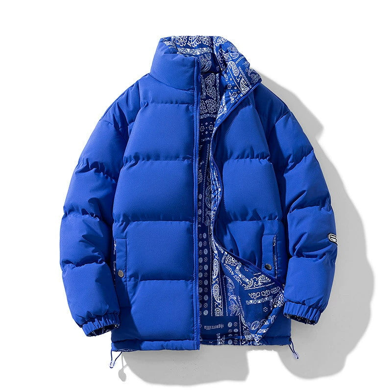 Big & Tall Men's Double-sided Cotton-padded Jacket Camouflage Winter Coat For Men And Women New Thickened Cotton-padded Jacket Korean Fashion Cotton-padded Jacket Cross-border S-4XL