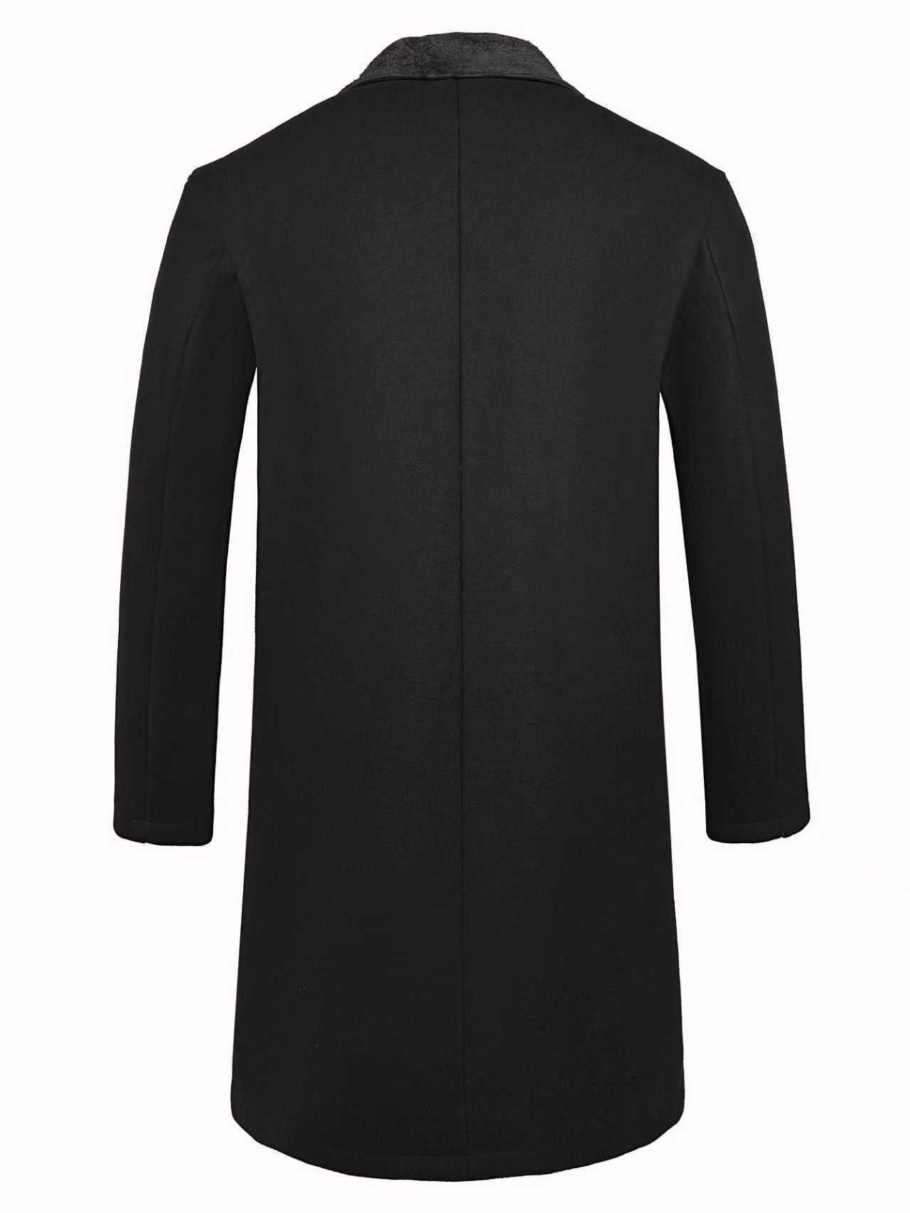 Big & Tall Men's Warm Thickened Plush Coat Coat S-2XL