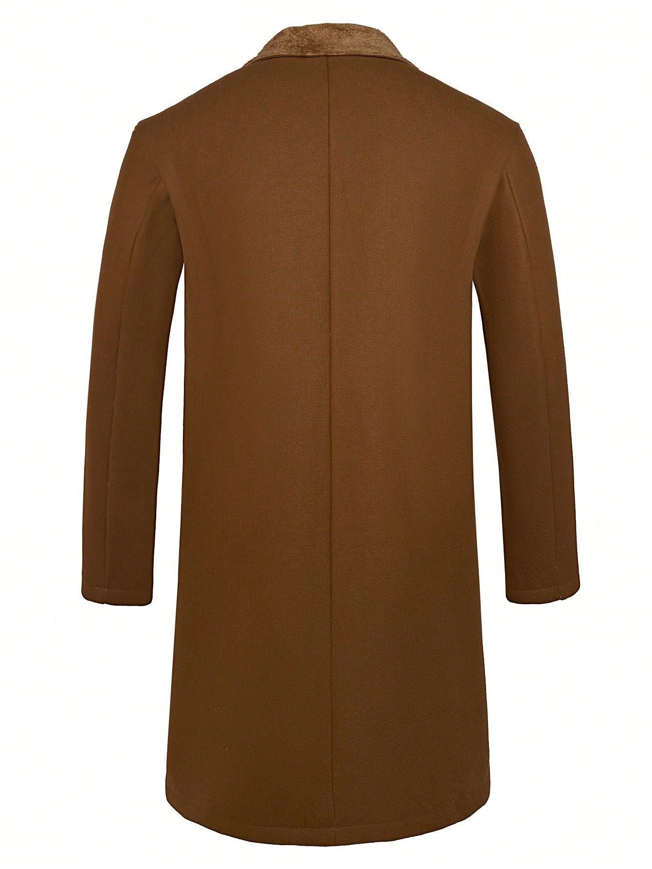 Big & Tall Men's Warm Thickened Plush Coat Coat S-2XL