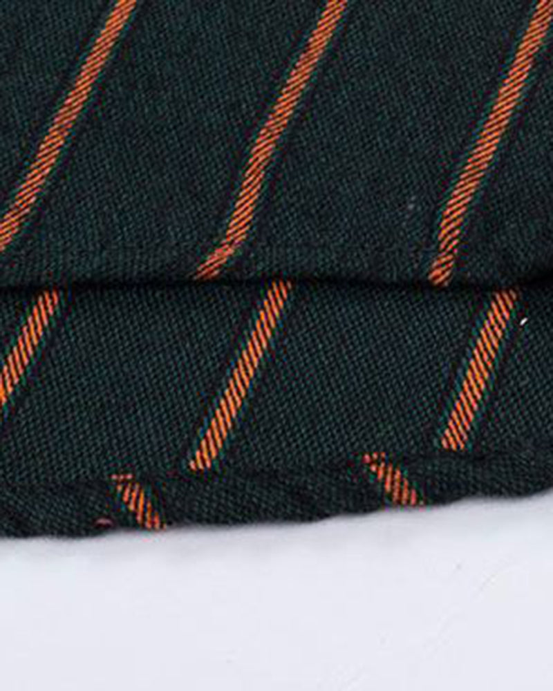 Big & Tall Men's Cotton Sanding Plaid Striped Long Sleeve Shirt M-5XL