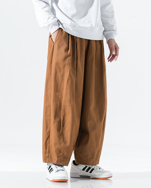 Big & Tall Men's Wide Leg Lantern Casual Pants M-5XL