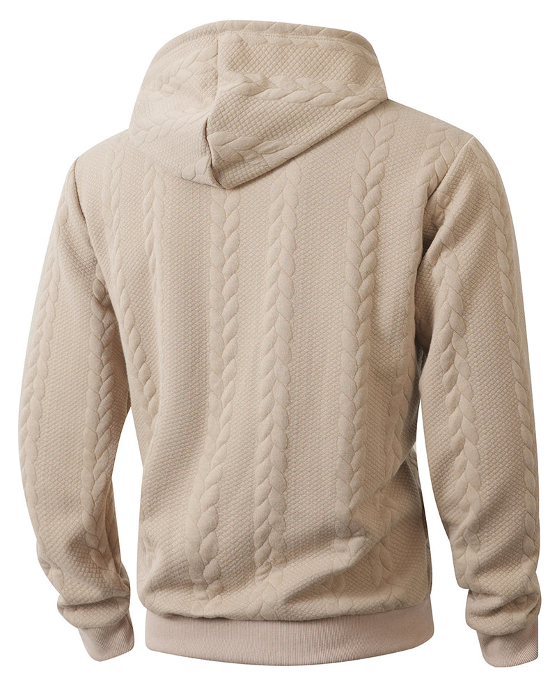 Big & Tall Men's Jacquard Hoodie Pants Set S-2XL