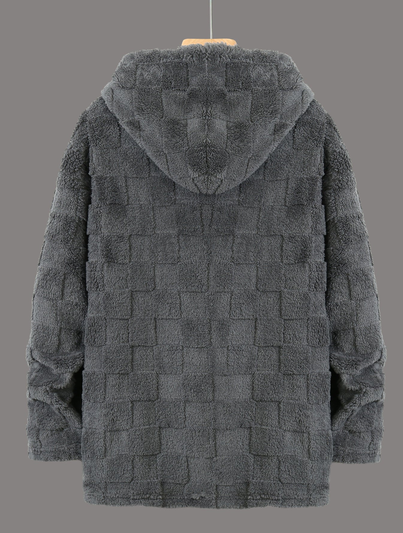 Big & Tall Men's Winter New Thickened And Velvet Hooded S-2XL