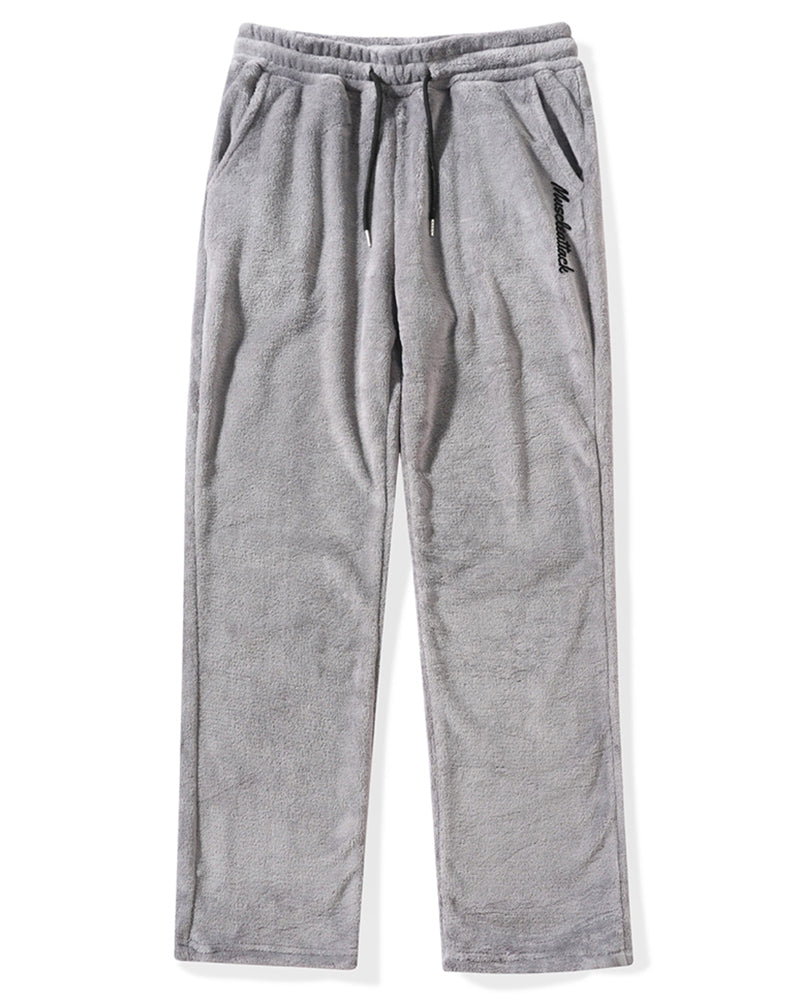 Big & Tall Men's Solid Color Sweat Hooded Pants Set S-2XL