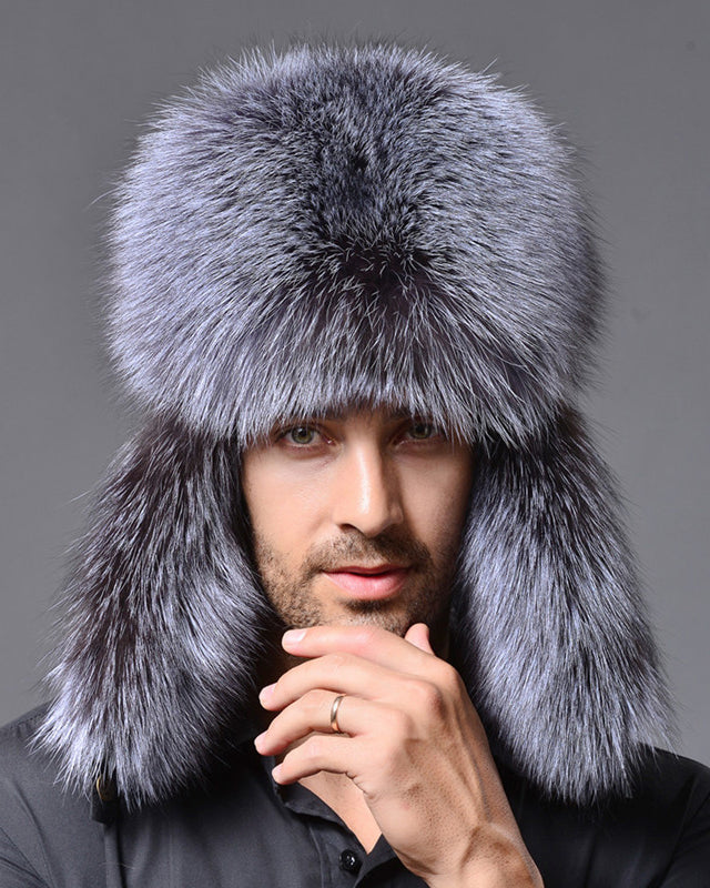 High-Quality Faux Raccoon Fur Ear-Flap Thickened Warm Hat