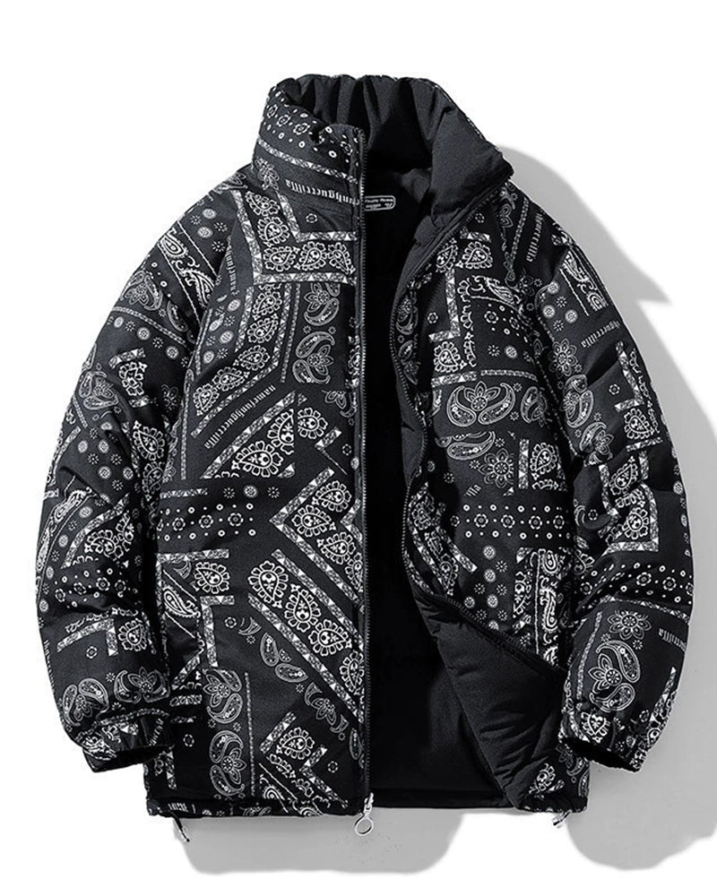 Big & Tall Men's Double-sided Cotton-padded Jacket Camouflage Winter Coat For Men And Women New Thickened Cotton-padded Jacket Korean Fashion Cotton-padded Jacket Cross-border S-4XL