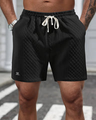 Men's Foreign Trade Men's Casual Drawstring Jacquard Outdoor Sports Shorts Loose Comfortable