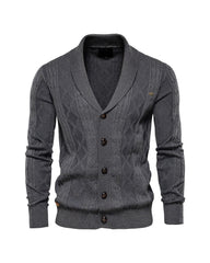 Big & Tall Men's V-Neck Long Sleeve Sweater Cardigan Coat M-3XL