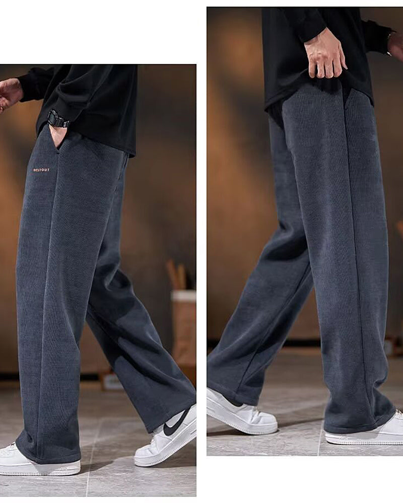🔥Christmas 50% Off Exclusive ✨Big & Tall Men's Corduroy Straight Thickened Pants M-5XL