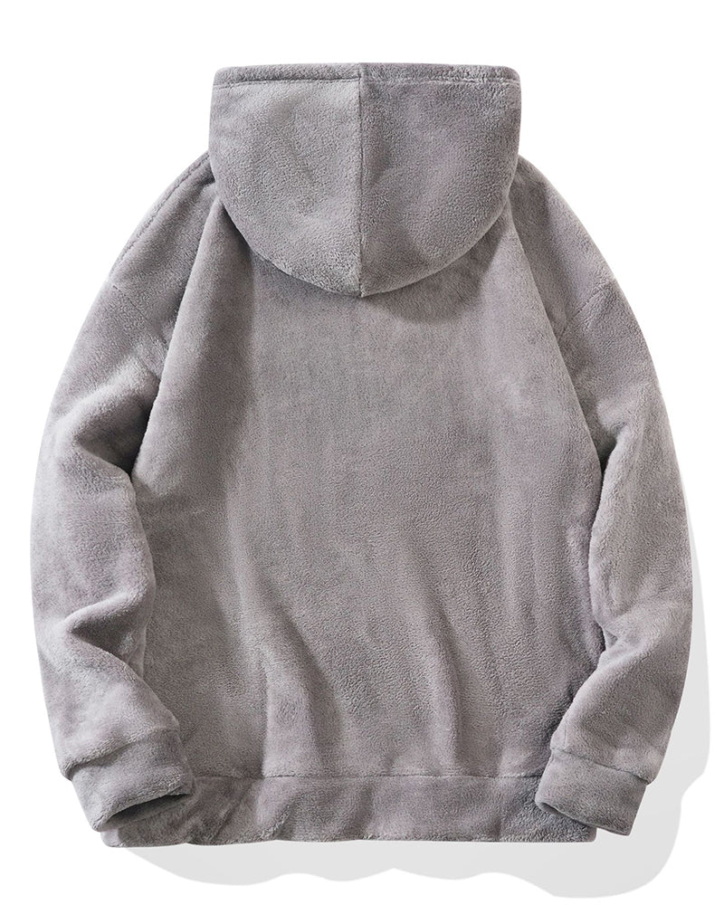 Big & Tall Men's Solid Color Sweat Hooded Pants Set S-2XL