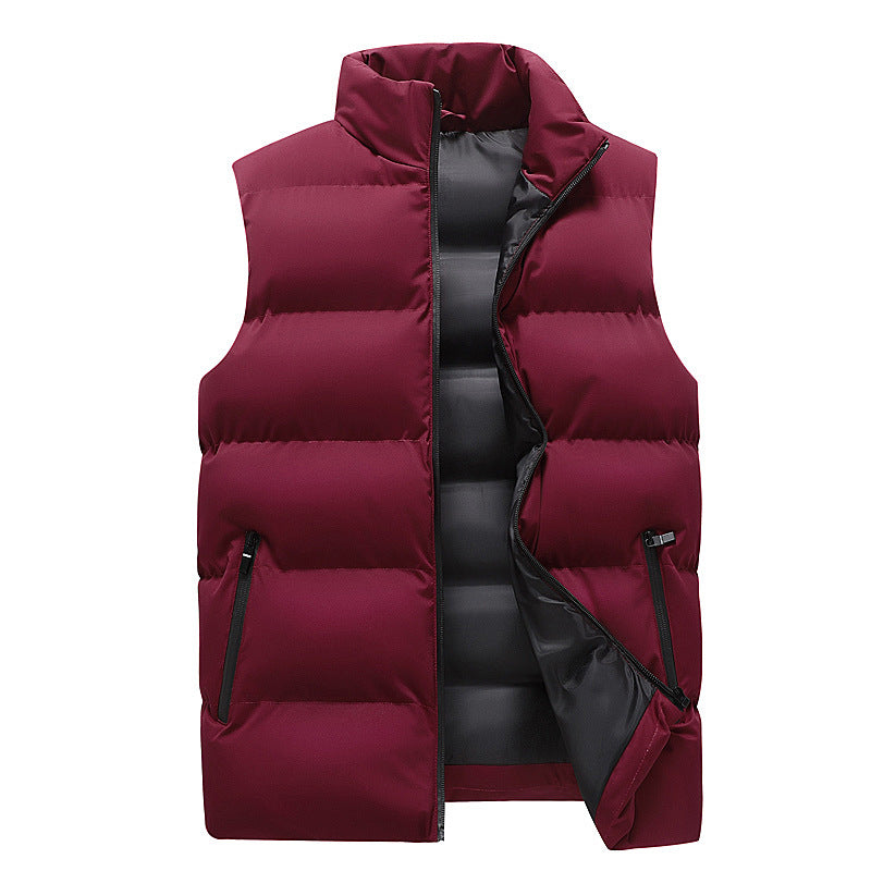 KZZ Mens Vest Jacket Warm Sleeveless Jackets