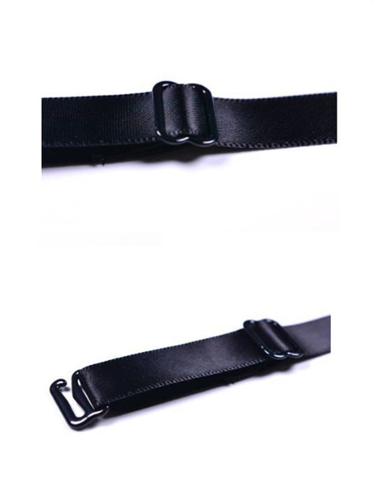 3D Crystal Fashion Sharp Horn Bow Tie