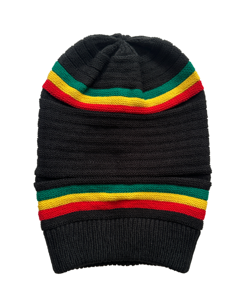 Hip-hop Striped Warm Knit Hat For Men And Women
