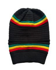 Hip-hop Striped Warm Knit Hat For Men And Women