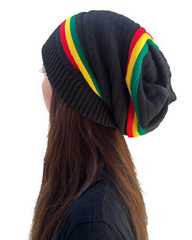 Hip-hop Striped Warm Knit Hat For Men And Women