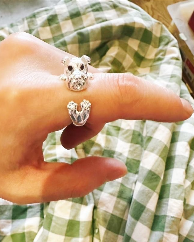 Schnery Puppy Animal Ring Open Ring