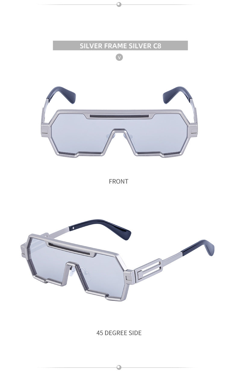 Retro Steampunk Irregular Sunglasses