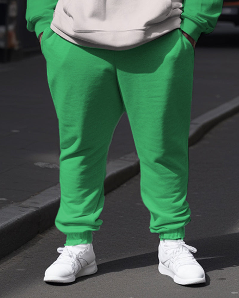 Big & Tall Men's Green ICE Hoodie Two-Piece Set