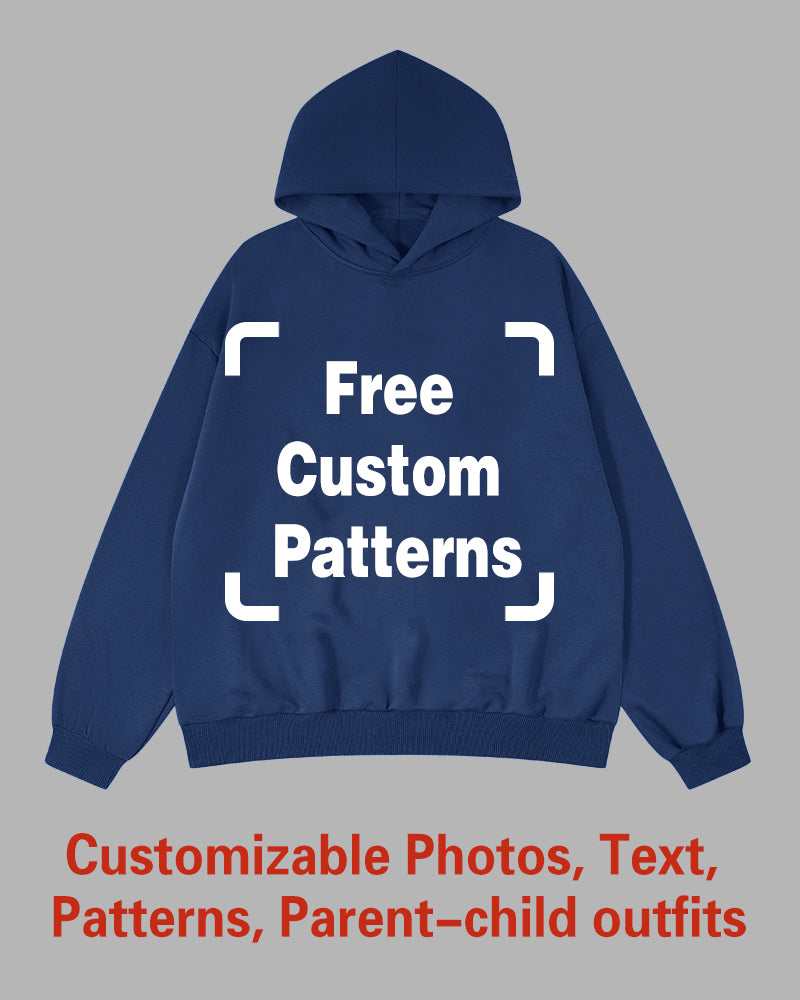 Custom Plus Size Hoodie (You Can Upload Pictures, Text, Logo, Etc. To Customize Your Interesting Hoodie)