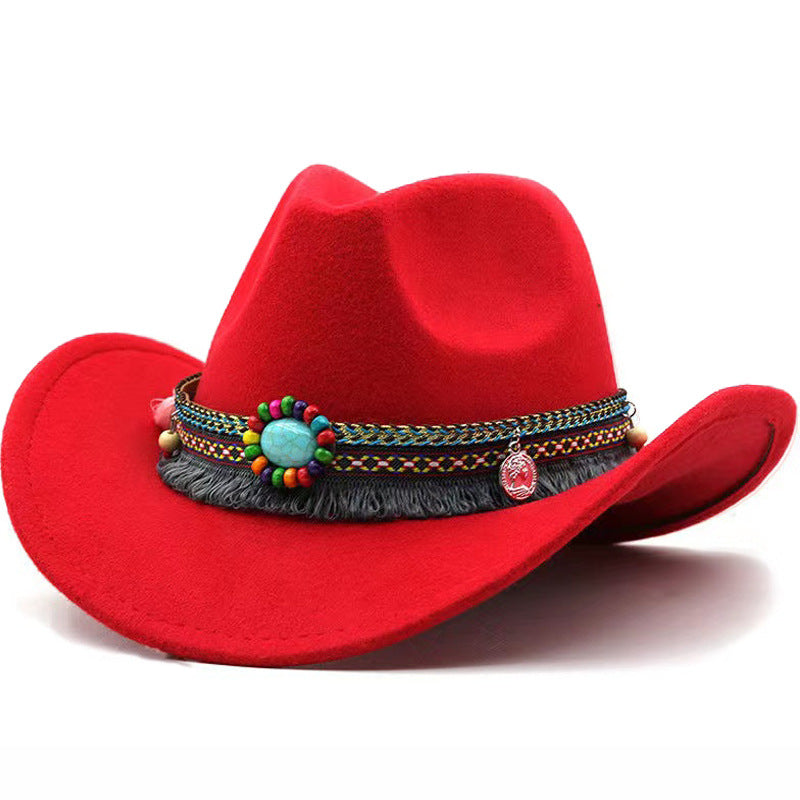 Multicolor Panama Hat Yellow Belt Accessory Straw Topper Beach