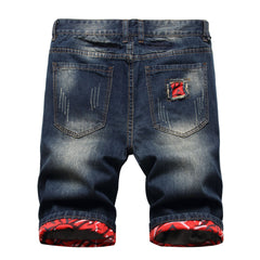 Men's Hole Feature Fashion Trendy Street Shooting Jeans