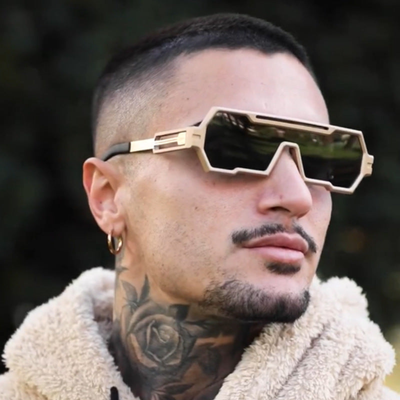 Retro Steampunk Irregular Sunglasses