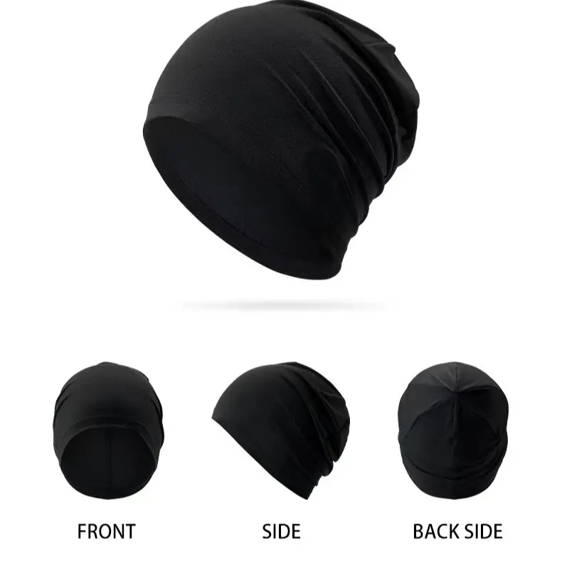Unisex Polyester Fashion Beanie Hat - Sport Style Skull Cap