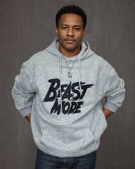 Cotton Material - Beast Mode Letter Printing Men's Loose Oversized Hoodie