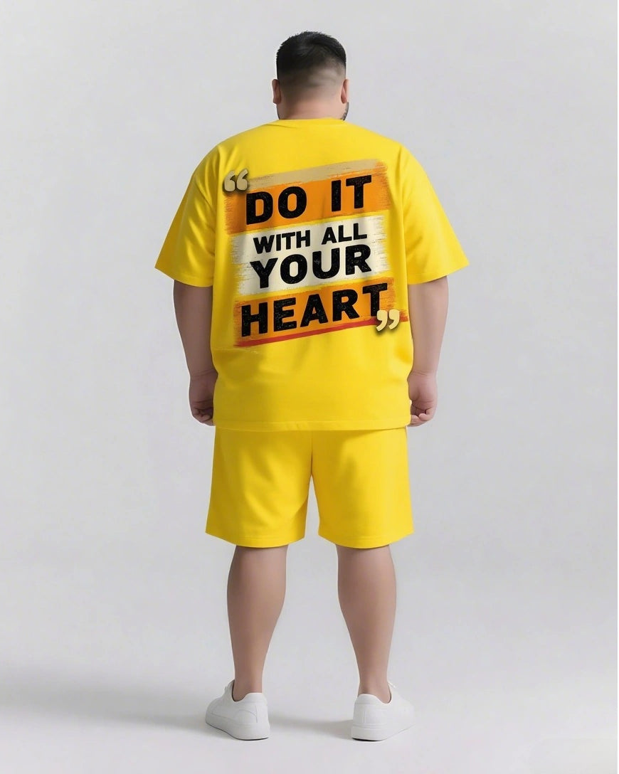 Do It with All Your Heart 2-Piece T-shirt Set