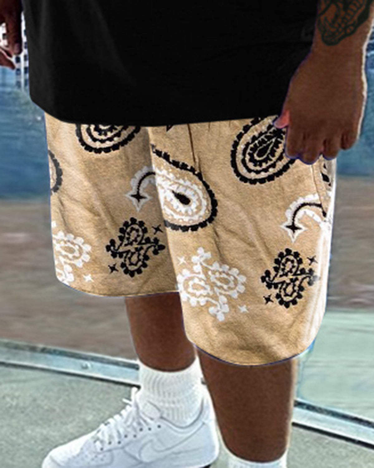 Men's Daily Casual Pigeon Printed Short Sleeve T-Shirt Set