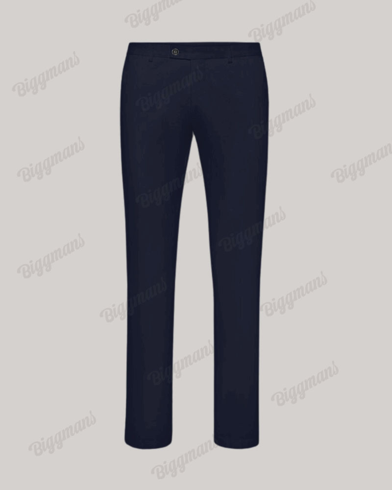 Men's Big and Tall Solid Color Blazer Trousers Suit