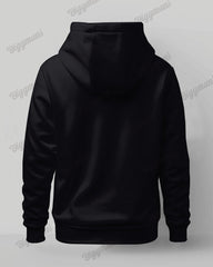 Men's Large Size Casual Hip Hop Black Funny Bear Hoodie Two Piece Set