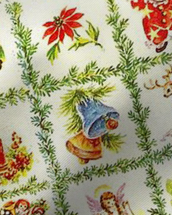 Women's Plus Size Retro Christmas Pattern Print Long Sleeve Sweatshirt