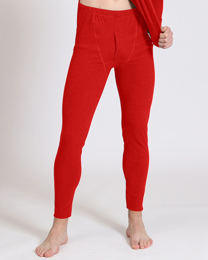 XL-7XL Men's Big & Tall Suede Bottoming Warm Trousers