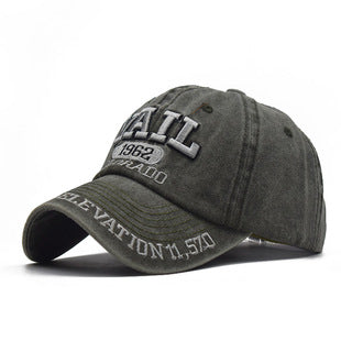 Outdoor Tide Embroidered R-Ball Cap