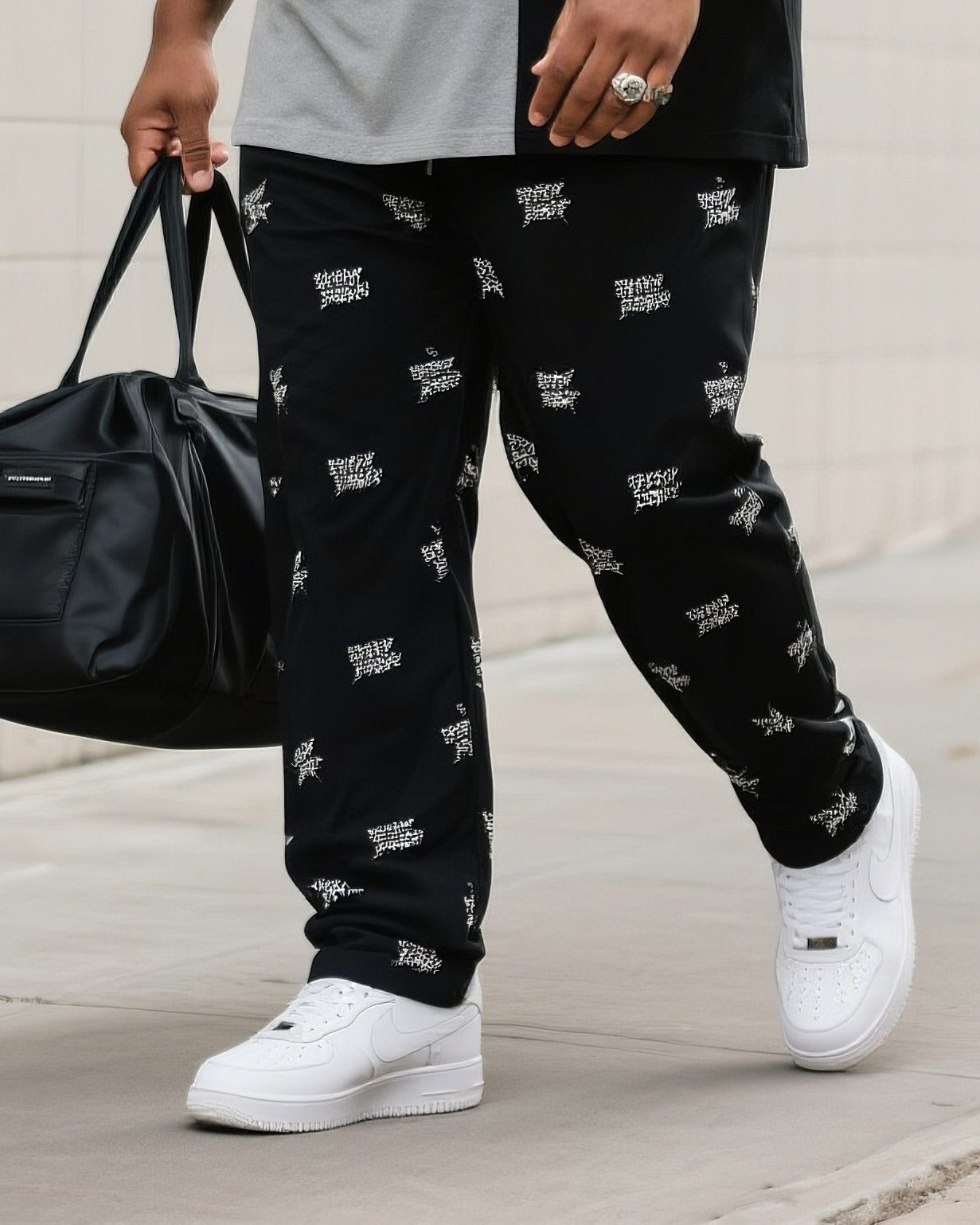 Big Boy Street Fashion English Design Color Matching Short Sleeve Trousers Suit