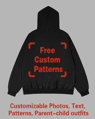 Custom Plus Size Hoodie (You Can Upload Pictures, Text, Logo, Etc. To Customize Your Interesting Hoodie)