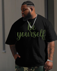 Men's Large Casual Make Your Own Theme Printed T-Shirt Trousers Suit