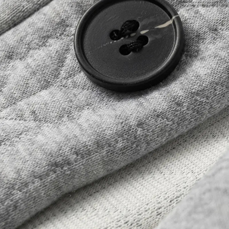 Men’s Plus-Size Loose-Fit Knitted Cardigan