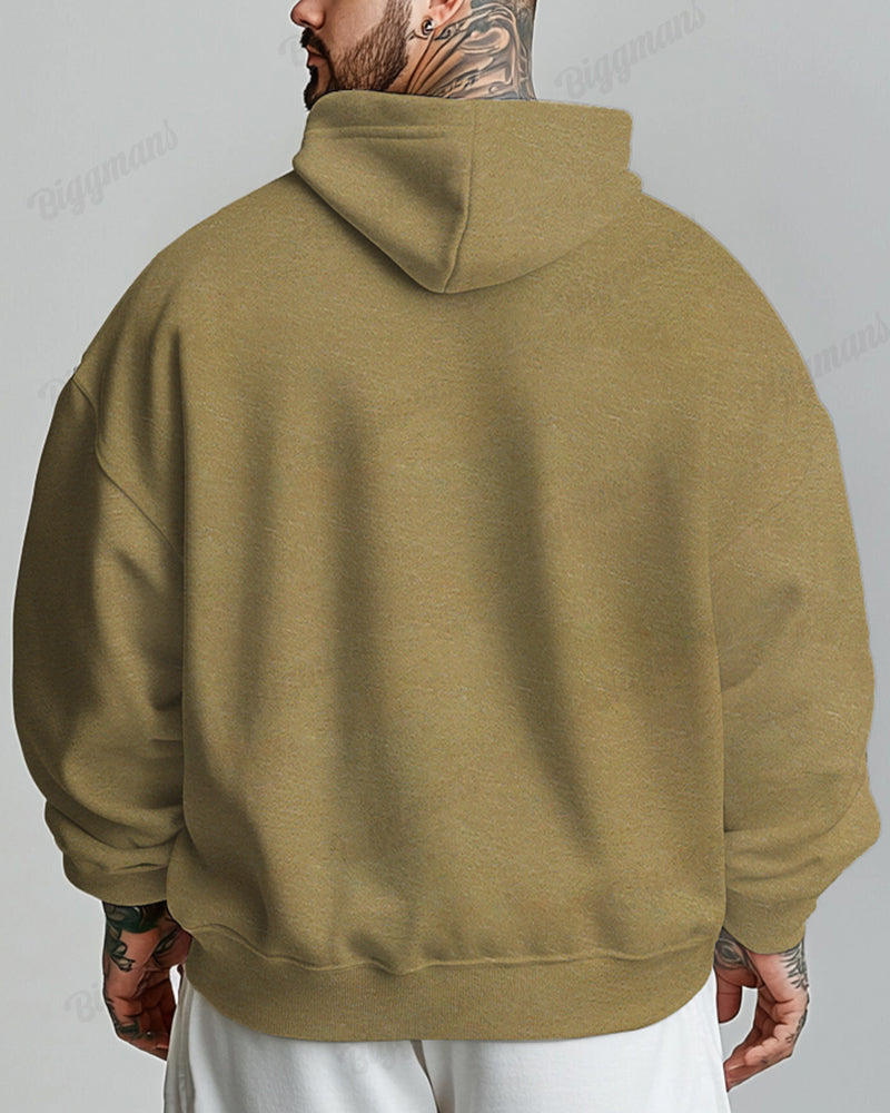 New York 1998 Print Oversized Cotton Hoodie
