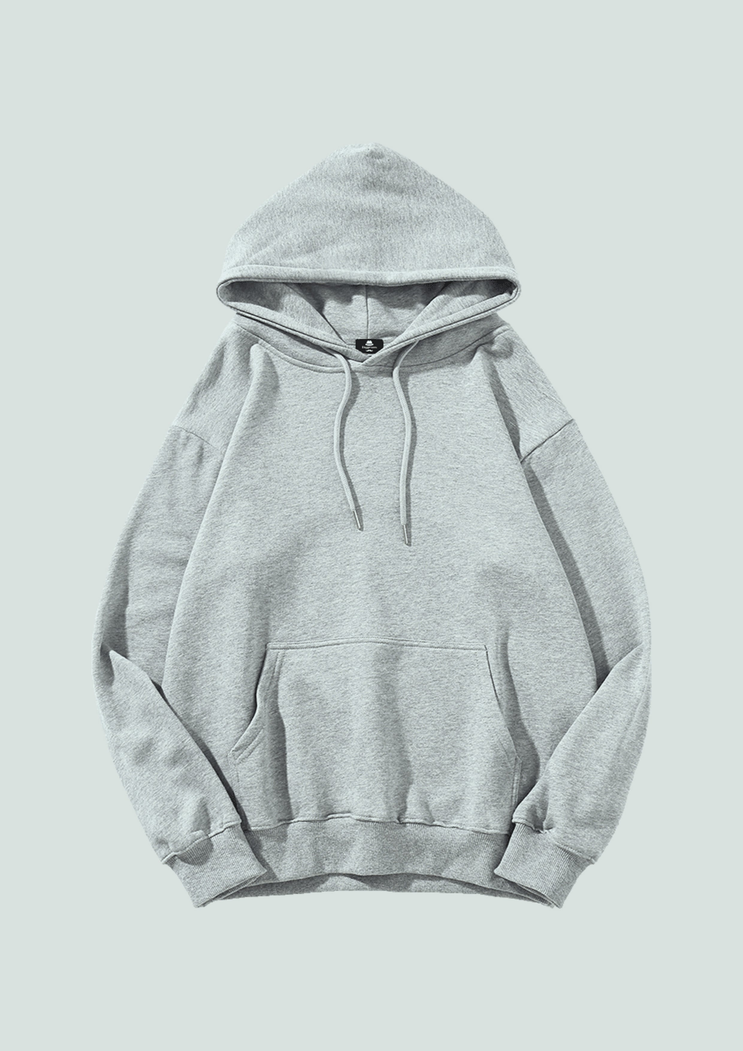 Cotton Solid Color Men's Loose Oversized Hoodie