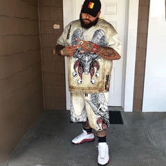 Plus Size Men's Joker Set