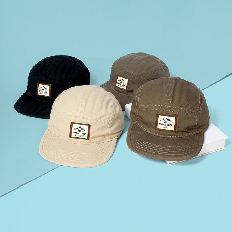 American Retro Flat Brim Hip-Hop All-Match Couple Baseball Cap