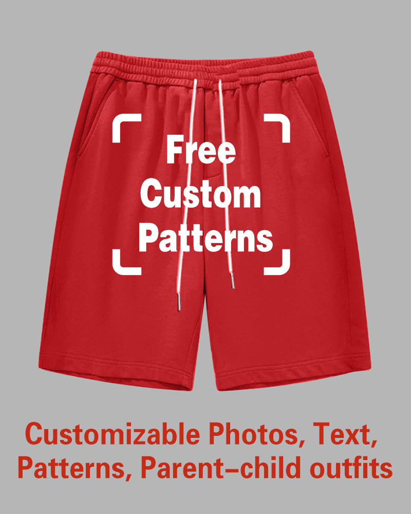 Custom Plus Size Shorts (You Can Upload Pictures, Text, Logo, Etc. To Customize Your Interesting Shorts)