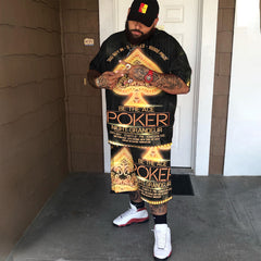 Plus Size Men's Be The Ace Poker Set