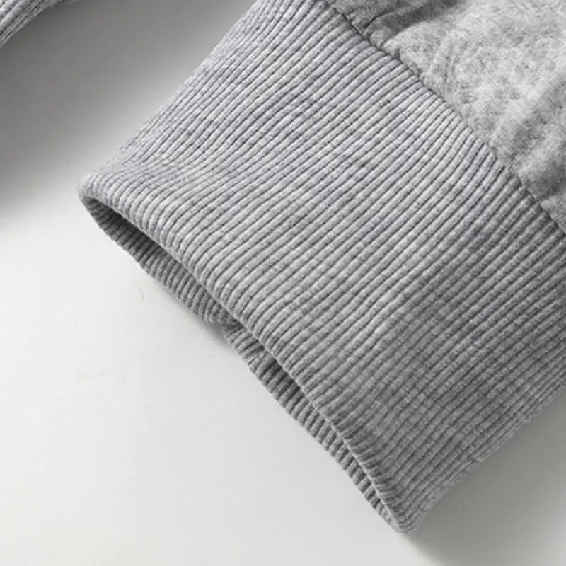 Men’s Plus-Size Loose-Fit Knitted Cardigan