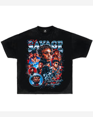 Plus Size Men's Street Fashion Creative Personality Printed T-shirt