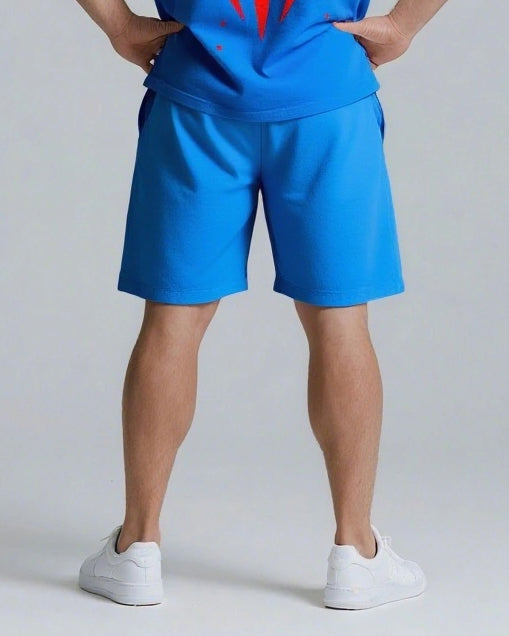 UNLEASH THE BEAST Slogan T-shirt Short Set