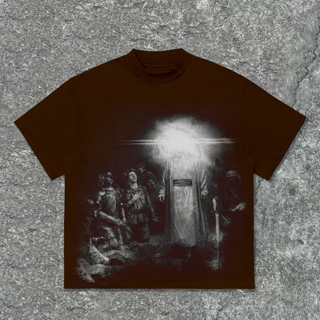 Jesus Light Lighting People 100 Cotton Short Sleeve T-shirt
