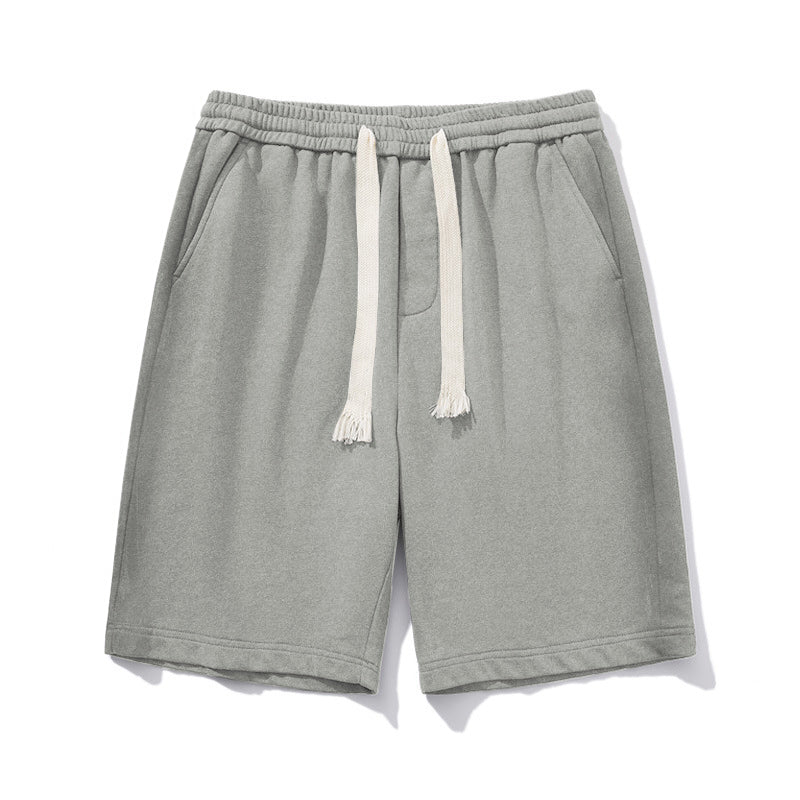 Men's Plus Size Loose Fit Workout Shorts with Drawstring Elastic Waist